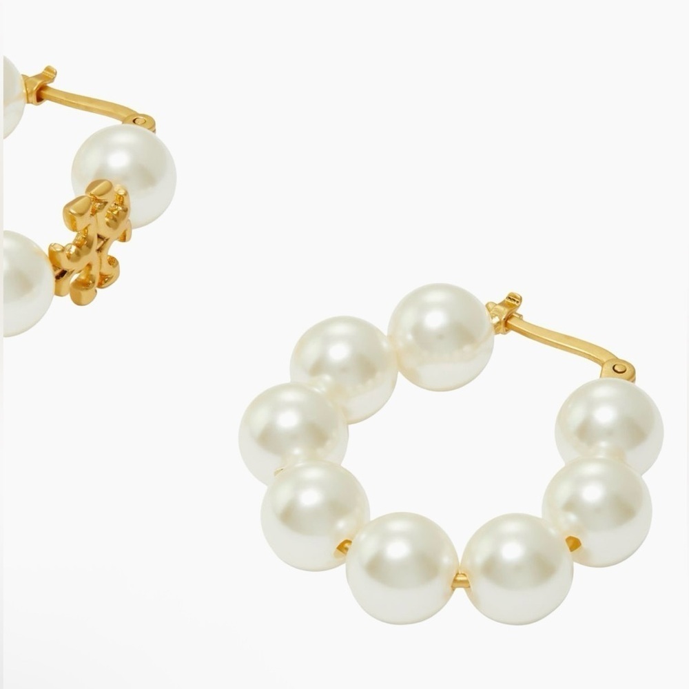 Tory Burch Hoop Earrings - Picture 2 of 6